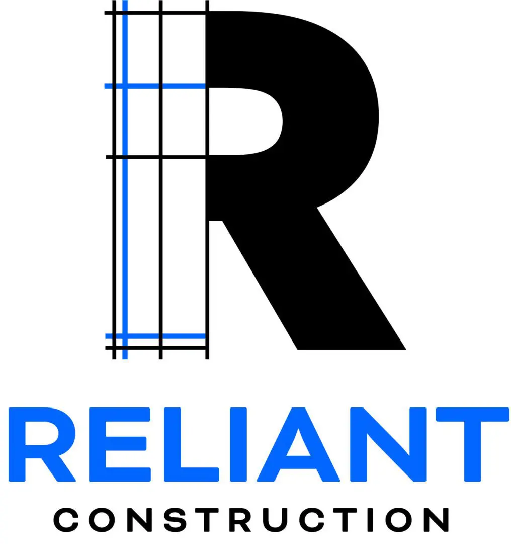 Reliant Logo Blue and Black with white background